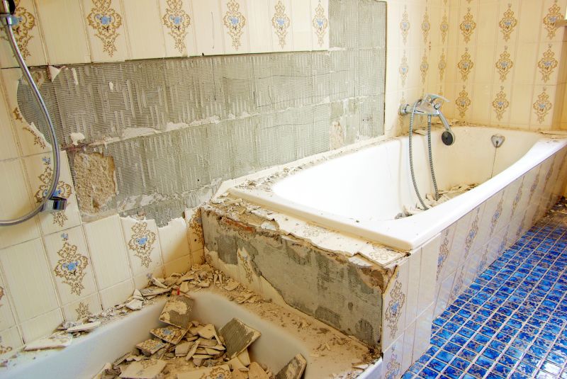 Preparing Shower Area