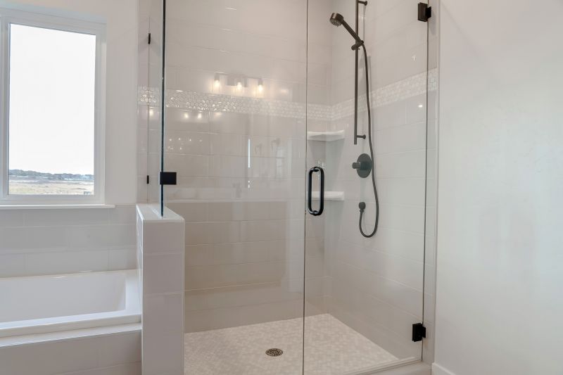 Shower Enclosure with Frosted Glass